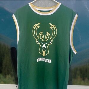 Milwaukee Bucks Antetokounmpo Men Ultra Game Contact Jersey Size XL